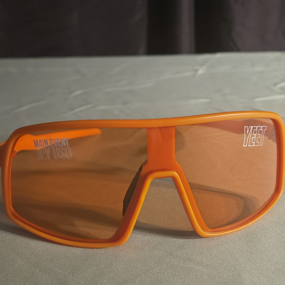 Jey Uso YEET Orange Sports Sunglasses